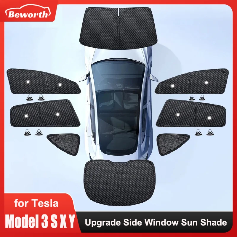 Parasol de privacidad Tesla Model 3, Y, S y X con protección UV