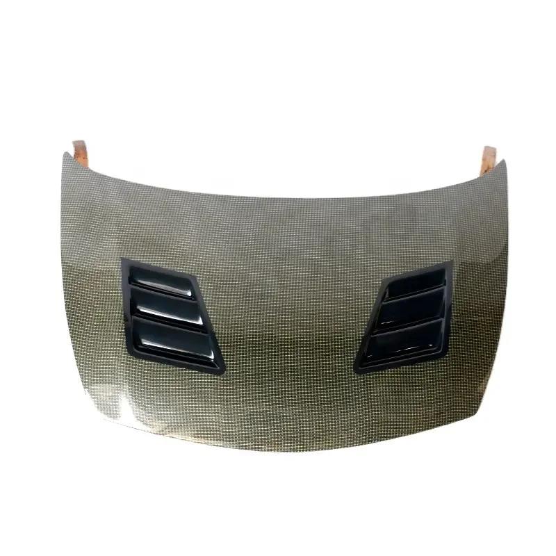 Langyu 07-15 piezas exteriores de coche cubierta de motor capó delantero de fibra de carbono para Honda Civic FD2 actualización tipo-R MG estilo capó de motor - imagen 2