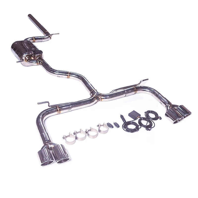 Catback GFC para Audi A3 escape deportivo de acero inoxidable