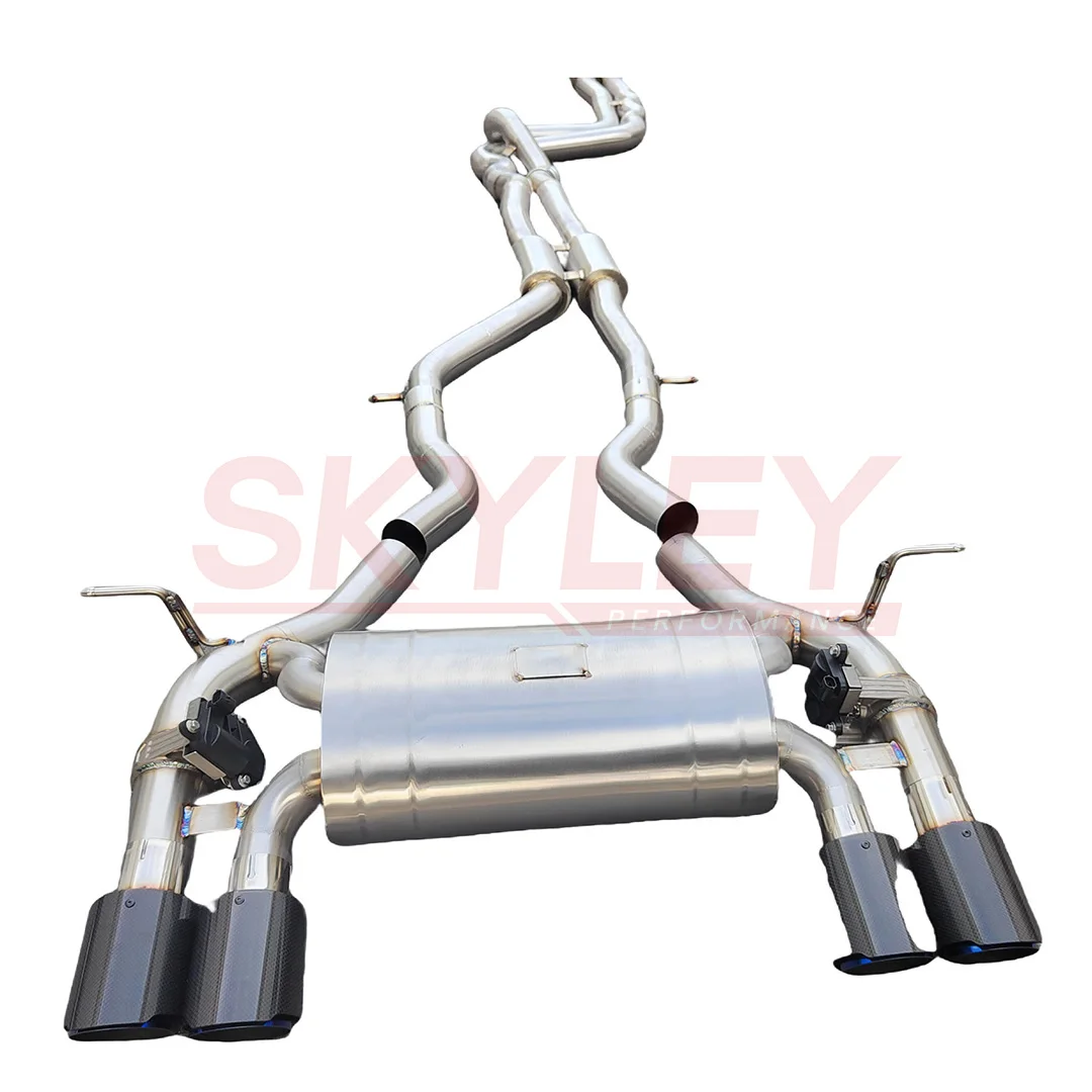 Escape cat-back Skyley de acero inoxidable para BMW M3 F80/M4 F82 S55 - imagen 5