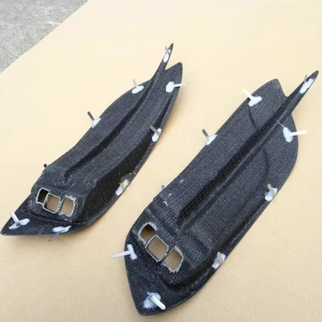 Product: Carbon Fiber Front Rear Fog Lamp Frame assembly for Honda civic 10th 2016 2017 2018 2019 2020 2021 lamp frame strip - imagen 5