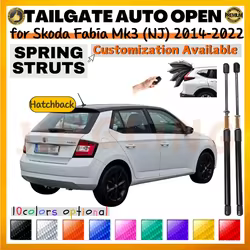Puntales de maletero para Skoda Fabia Mk3 (NJ) Hatchback 2014-2022