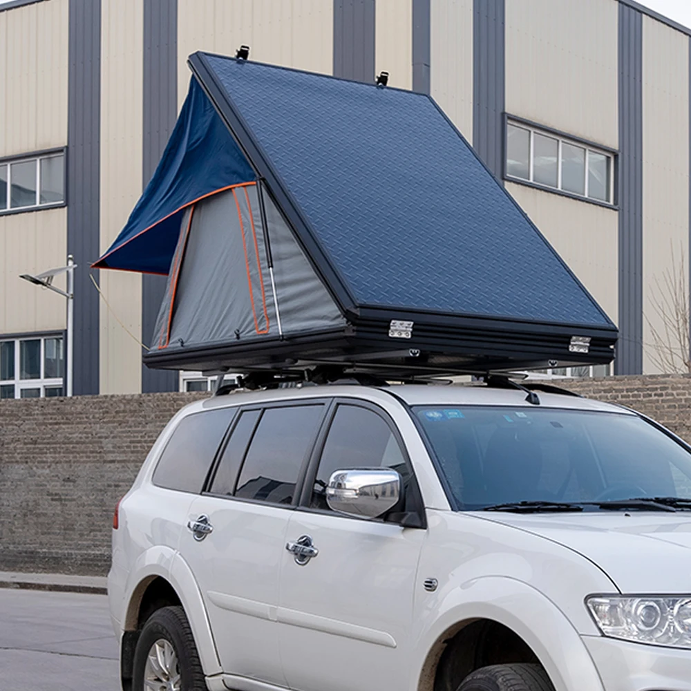Tienda techo coche rígida impermeable de aluminio con ventana - imagen 2