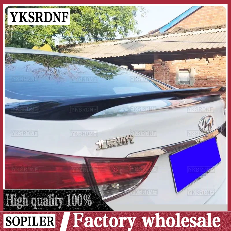Alerón trasero de ABS con luz LED para Hyundai Elantra 2012-2015