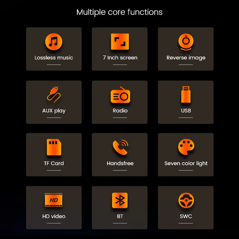 MEKEDE Radio 2 DIN con CarPlay y Android Auto, pantalla de 7 pulgadas - imagen 3