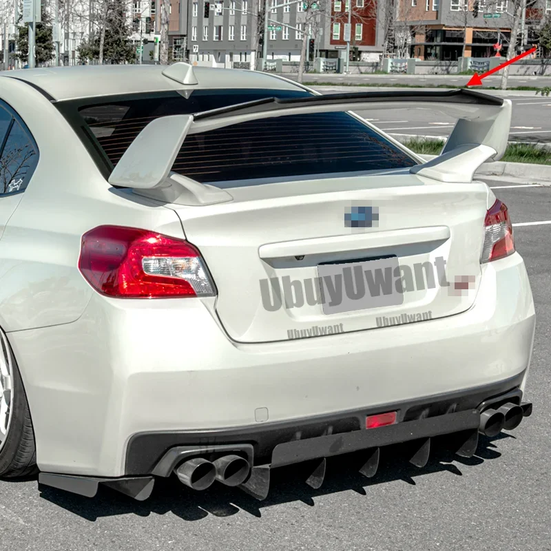 Gurney flap trasero de fibra de carbono para Subaru WRX STI - imagen 3