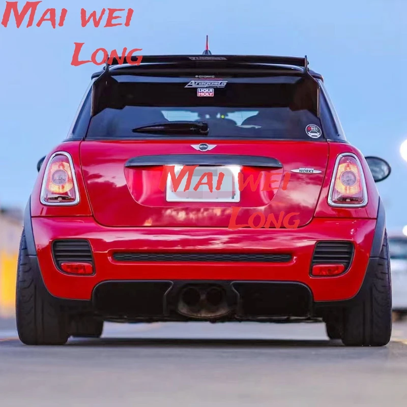 JCW Alerón de techo carbono brillante para Mini Cooper R56 - imagen 2