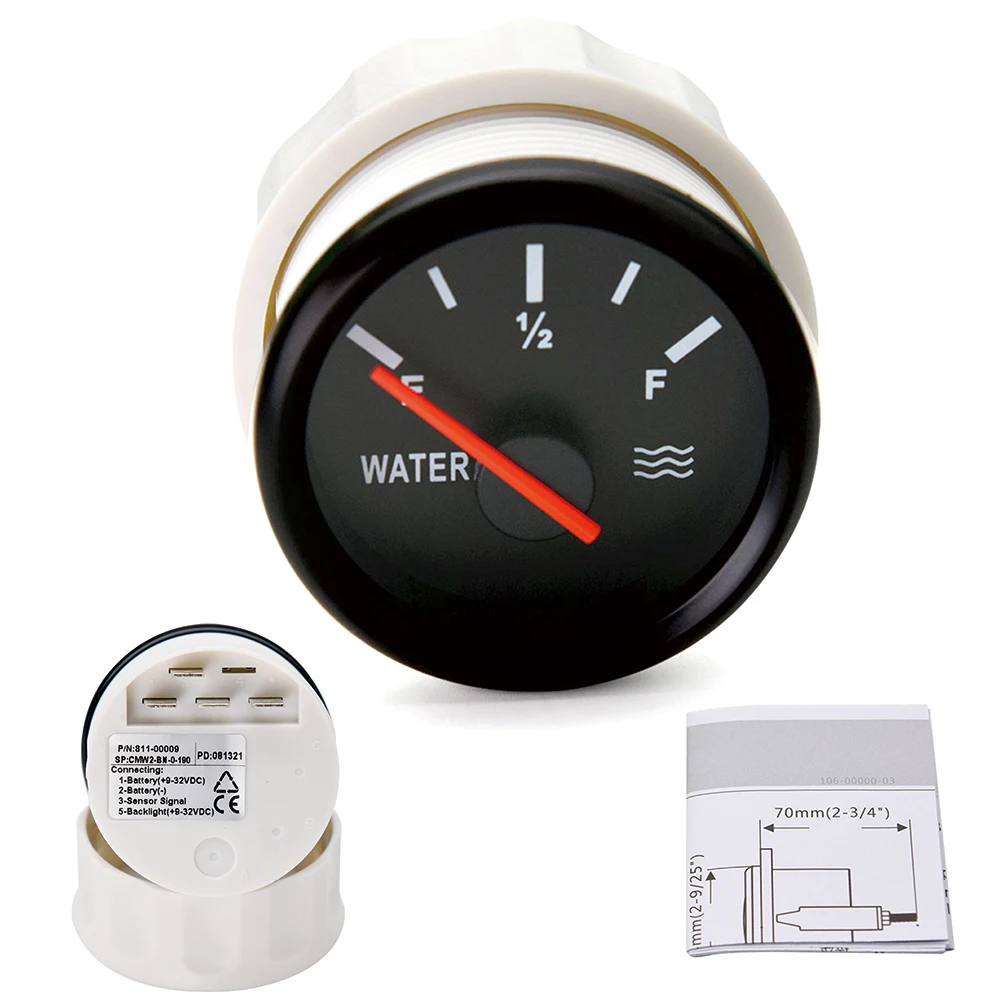 Medidor de nivel de agua de 52 mm MAIMEIMI para depósito