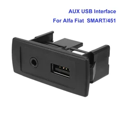 Interfaz USB auxiliar para Alfa Romeo Fiat Lancia Smart 451