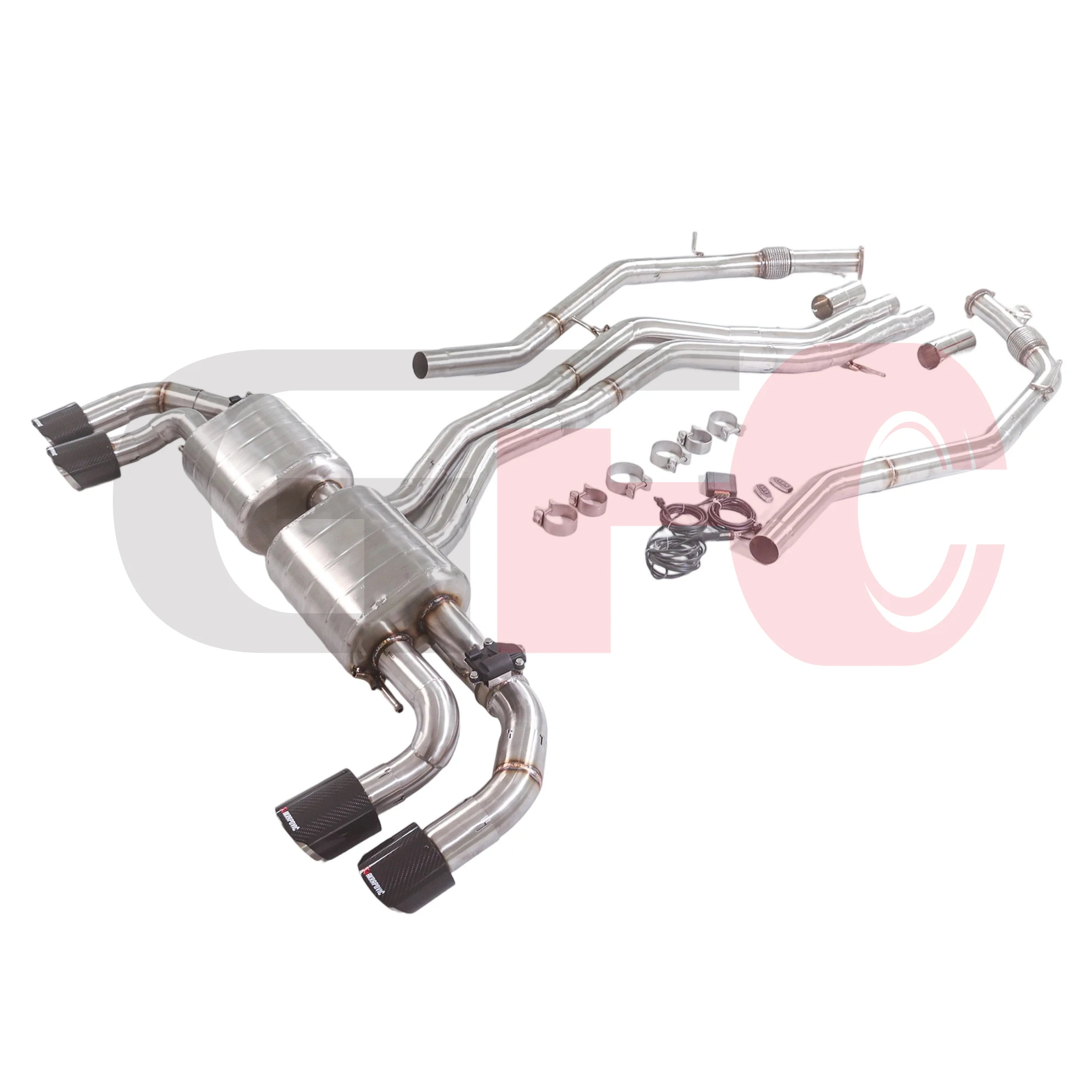 Escape catback Audi Q7 Q8 3.0T Quattro 4M con válvulas SQ7 - imagen 5