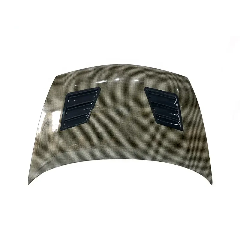 Langyu 07-15 piezas exteriores de coche cubierta de motor capó delantero de fibra de carbono para Honda Civic FD2 actualización tipo-R MG estilo capó de motor