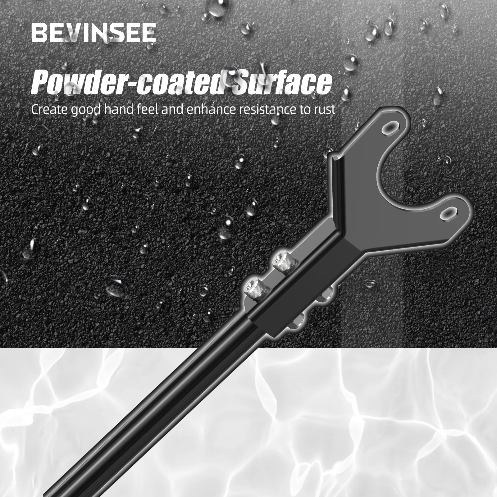 BEVINSEE Refuerzo de torretas traseras para BMW E46 - imagen 3