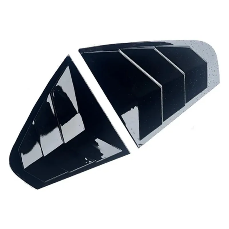 Para Volkswagen Jetta MK6 2012-2018 persiana trasera de coche ventana cubierta de obturador lateral pegatina embellecedora pala de ventilación accesorios de fibra de carbono - imagen 3