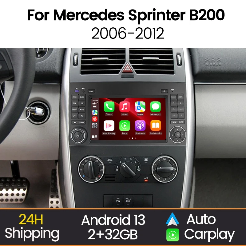 MEKEDE Radio Android para coche Mercedes Sprinter y Vito W639
