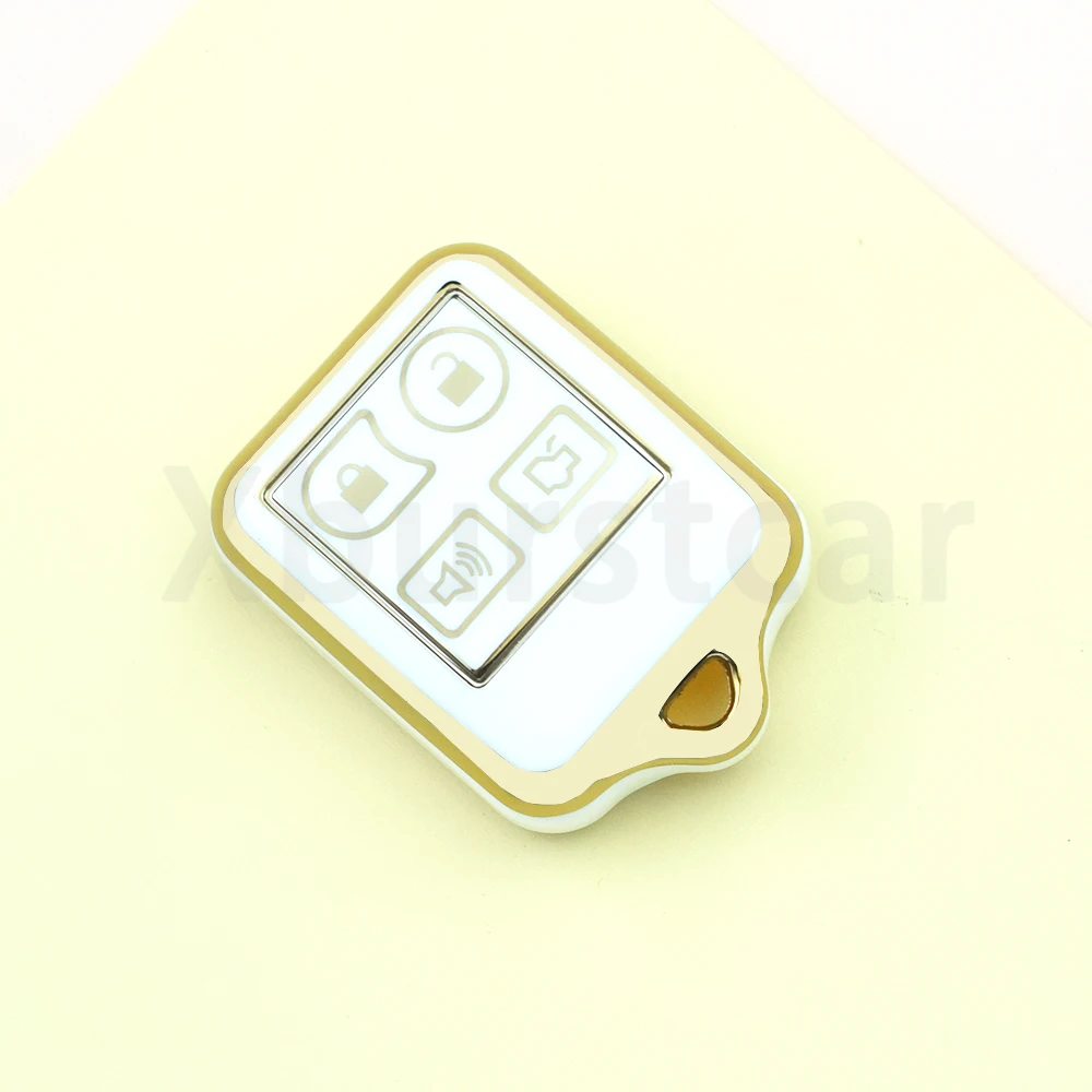 3/4 botones TPU para Ford Explorer Mustang Focus Escape completo Thunderbird Lincoln Transit Town Auto funda para llave remota - imagen 3