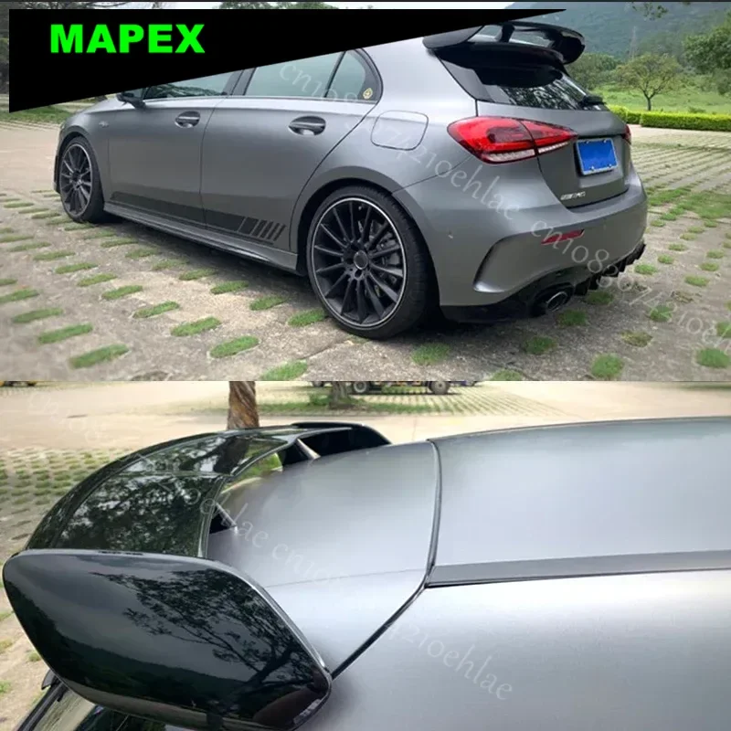 Para Mercedes Benz Clase A W176 W177 Hatchback A180 A200 A220 A250 A260 AMG A45 estilo alerón trasero del techo alas 2013-2022
