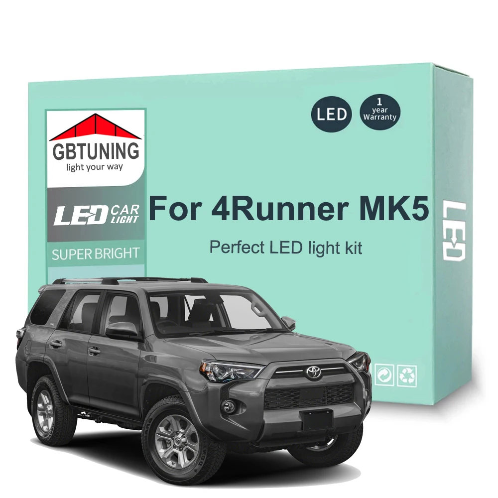 Kit bombillas LED CANBUS interior Toyota 4Runner V 2010-2023