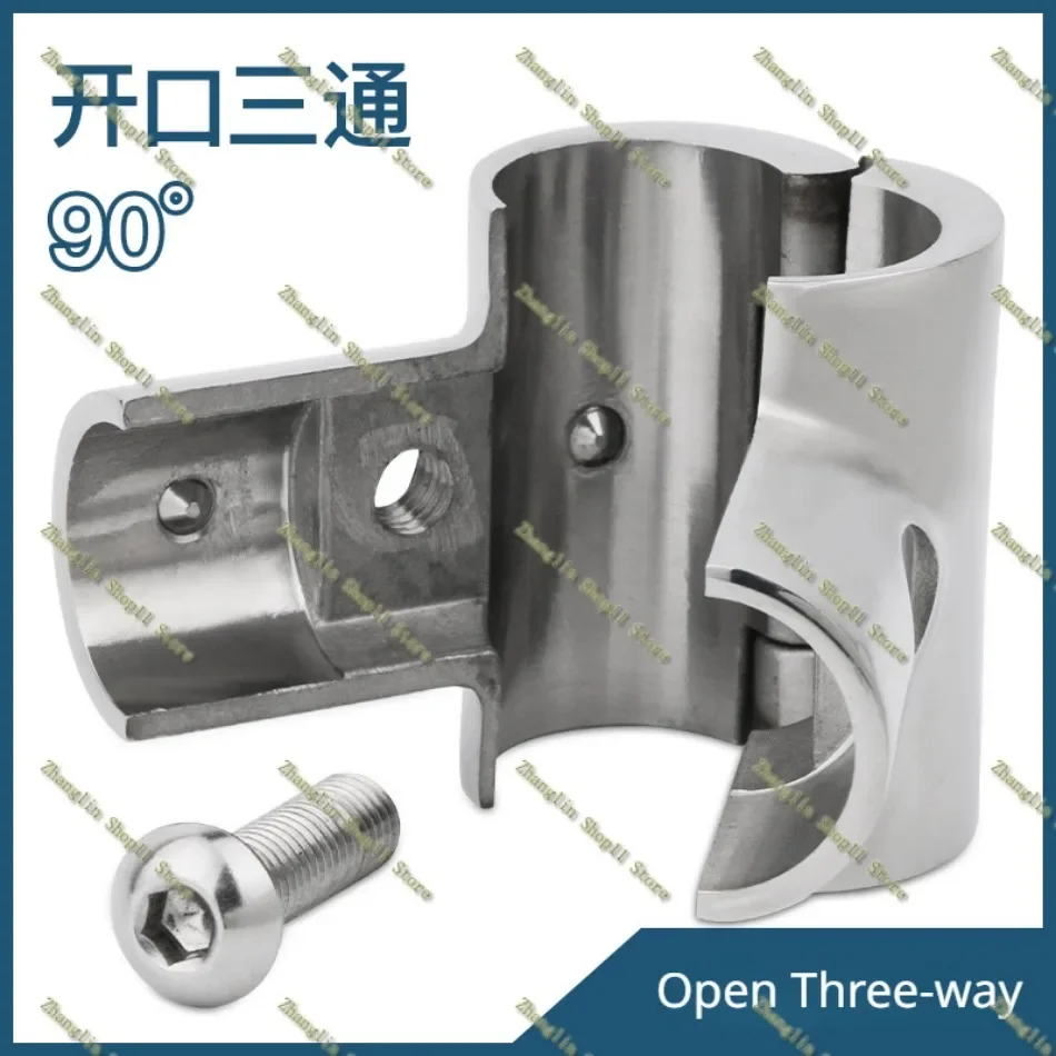 Conector de tubo inoxidable 316 tipo T Junta tres vías - imagen 2
