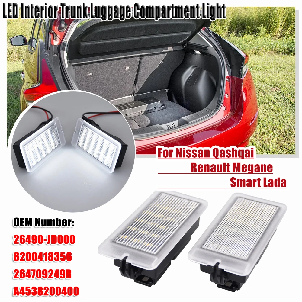 Luz LED maletero compatible con Dacia y Renault