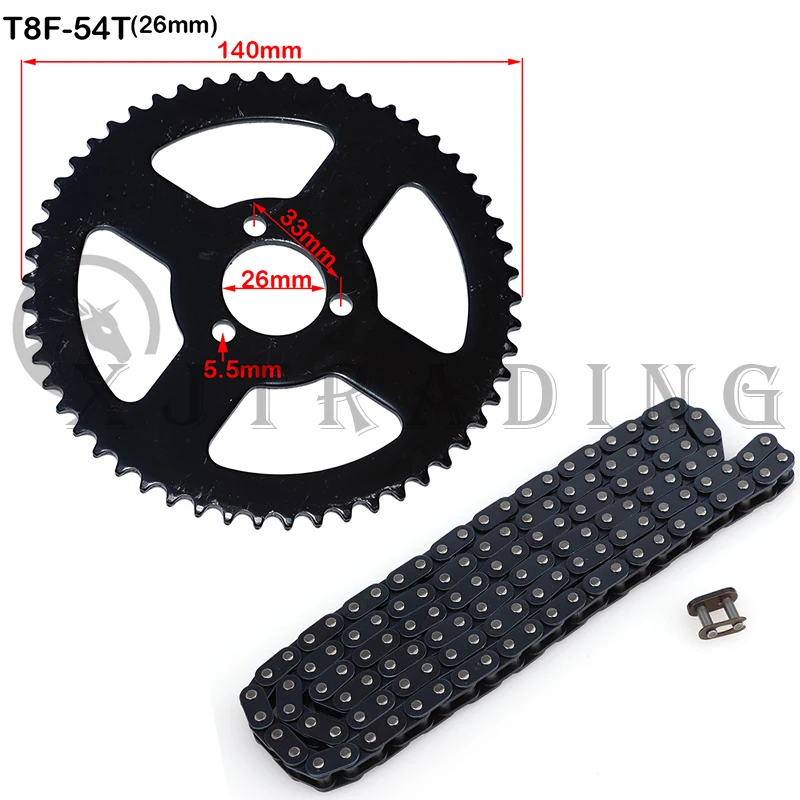 Kit piñón y cadena T8F para Mini Moto y ATV 47/49 cc 2T - imagen 3