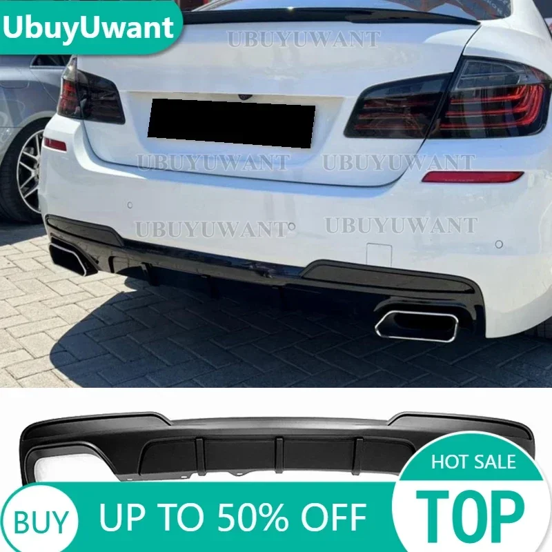 Splitter trasero fibra carbono BMW Serie 5 F10 M Sport 2010-2016