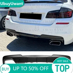 Splitter trasero fibra carbono BMW Serie 5 F10 M Sport 2010-2016
