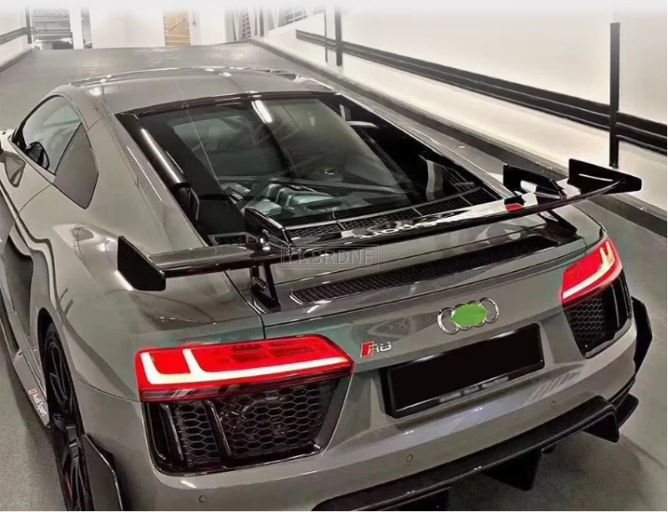 Alerón trasero de fibra de carbono para Audi TT RS, R8, A3-A7 - imagen 3
