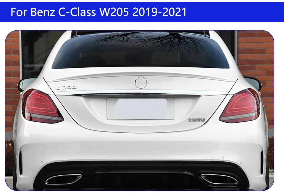 Conjunto de ópticas traseras para actualización del Mercedes-Benz W205