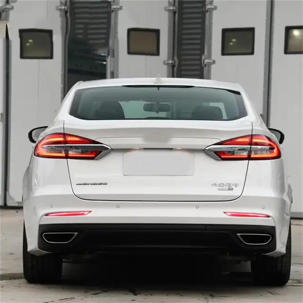 DRL LED para Ford Mondeo Fusion 2013-2018 luz LED para parachoques trasero lámpara antiniebla con frenado luz trasera de conducción lámpara de marcha atrás - imagen 3
