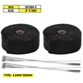 2pcs 5cm 10m Black