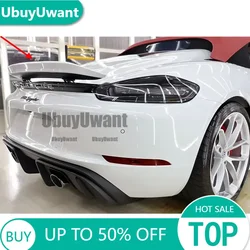 Alerón trasero de fibra de carbono Porsche 718 Cayman/Boxster 2016-2022