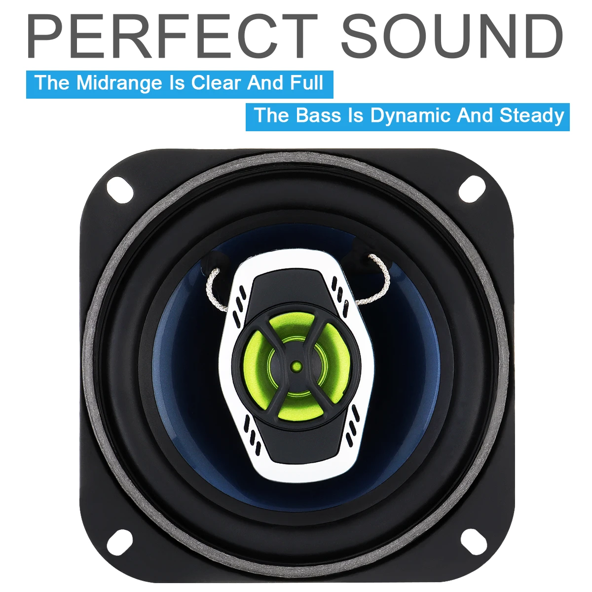 Altavoz coaxial 6,5″ 2 vías 600W para coche - imagen 3