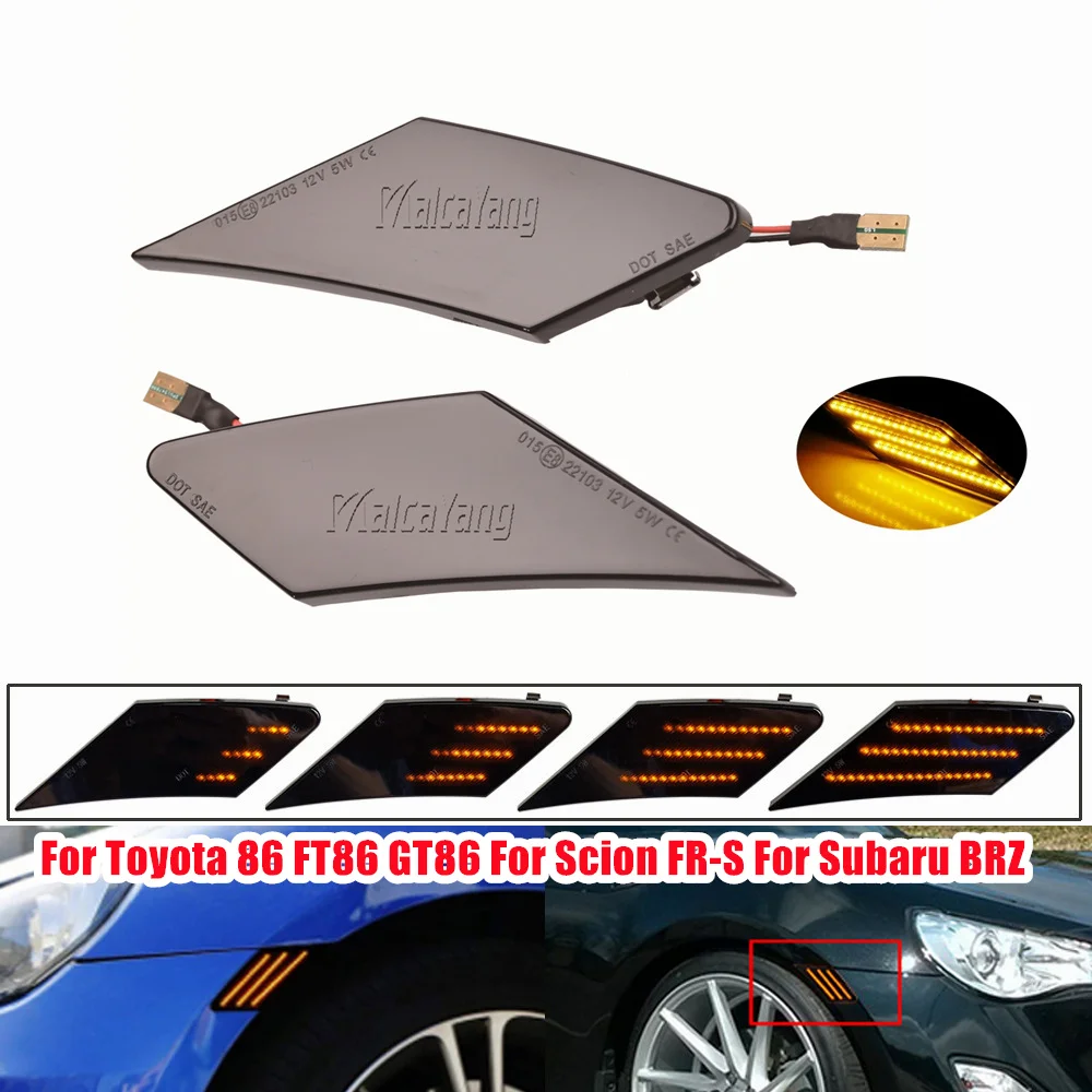 Luces intermitente LED secuencial para Toyota 86 GR86 y Subaru BRZ - imagen 2