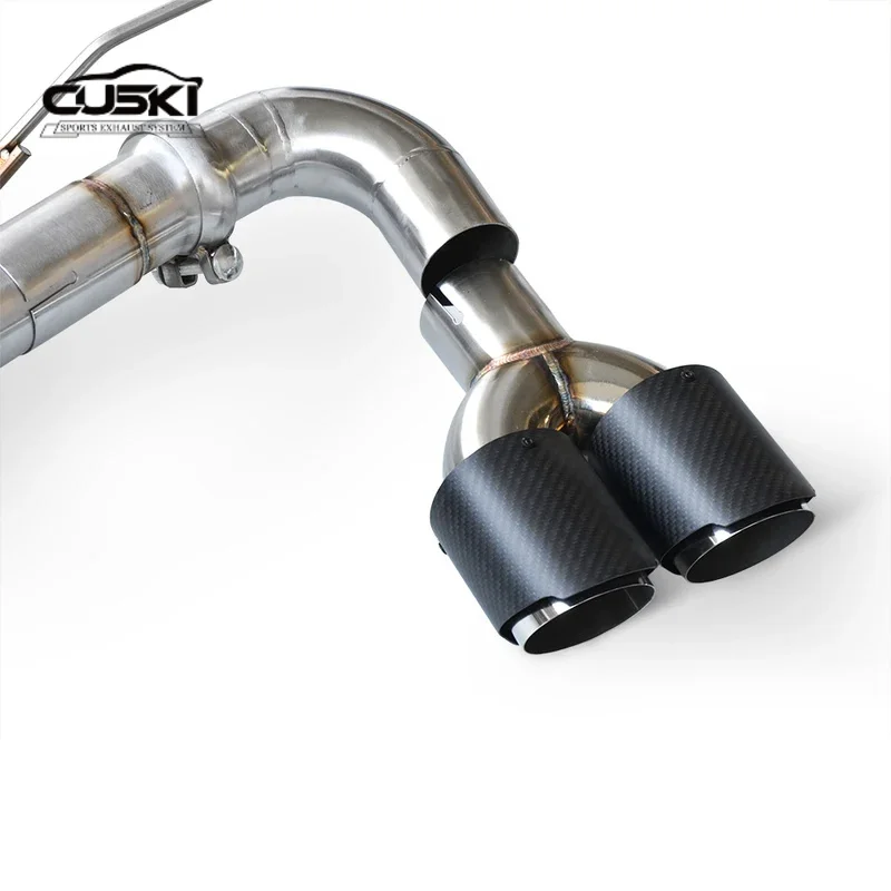 Escape deportivo con válvula inox BMW 530 G30 B48 2.0T 2017-2023 - imagen 2