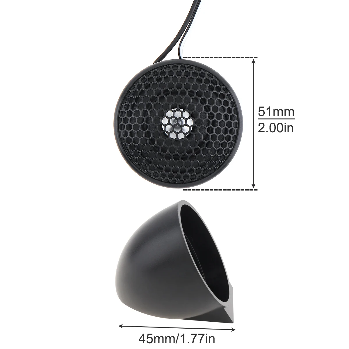 Tweeter universal para coche 1,5 pulgadas, 4 ohmios, 150 W
