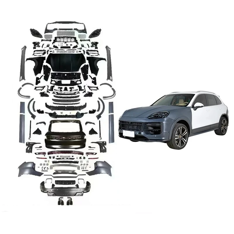 Kit carrocería Turbo GT para Porsche Cayenne 2011-2014 con parachoques