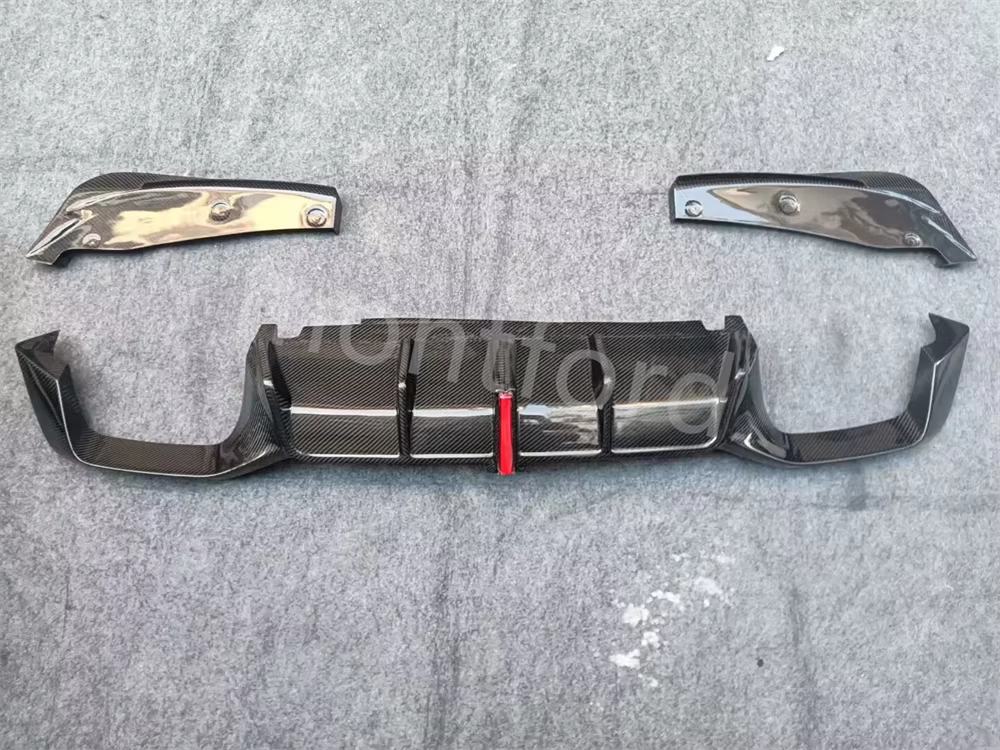 Difusor trasero para BMW X4 G02 y X4 M F98, acabado carbono - imagen 3