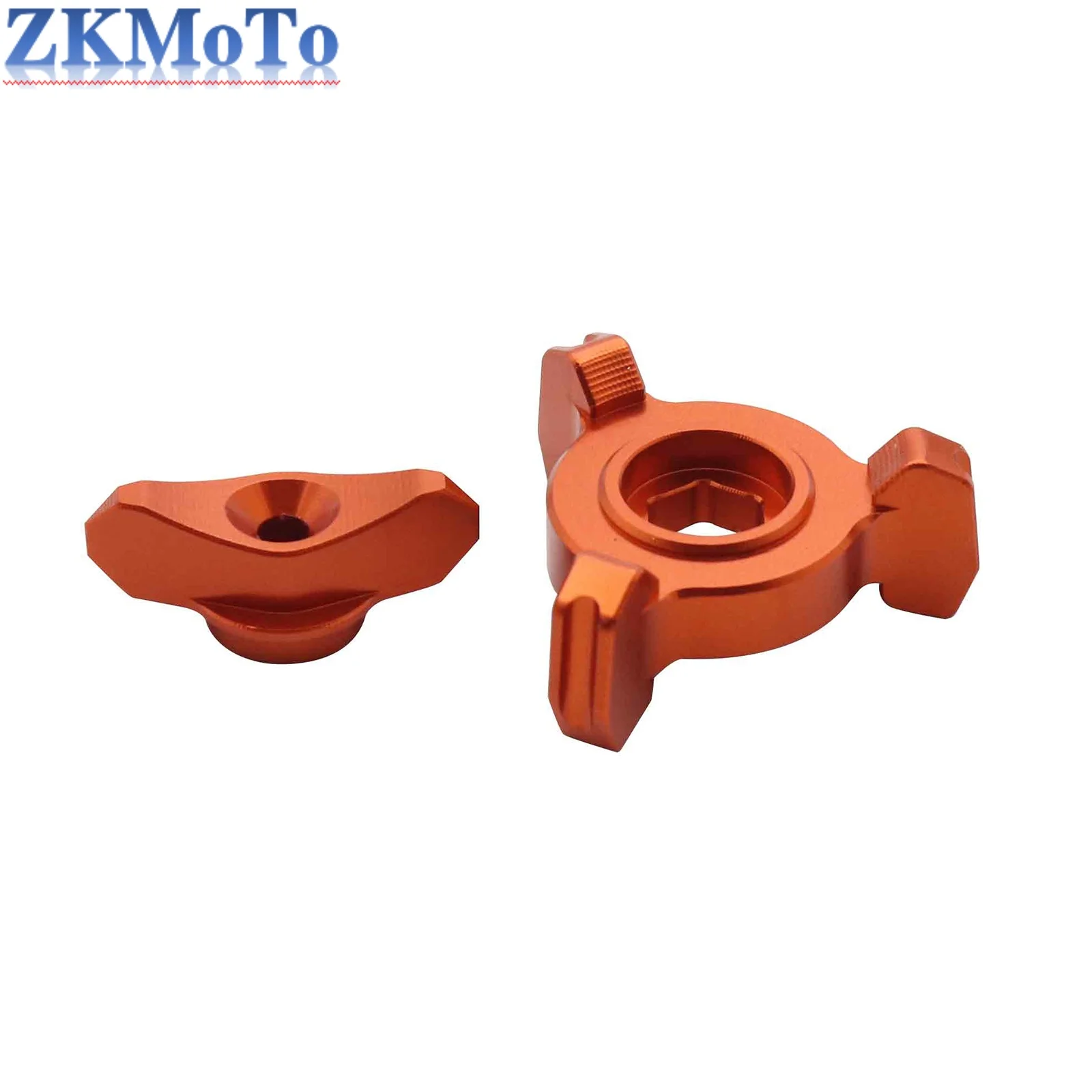 Ajustador amortiguador trasero CNC aluminio KTM 125-500 - imagen 2
