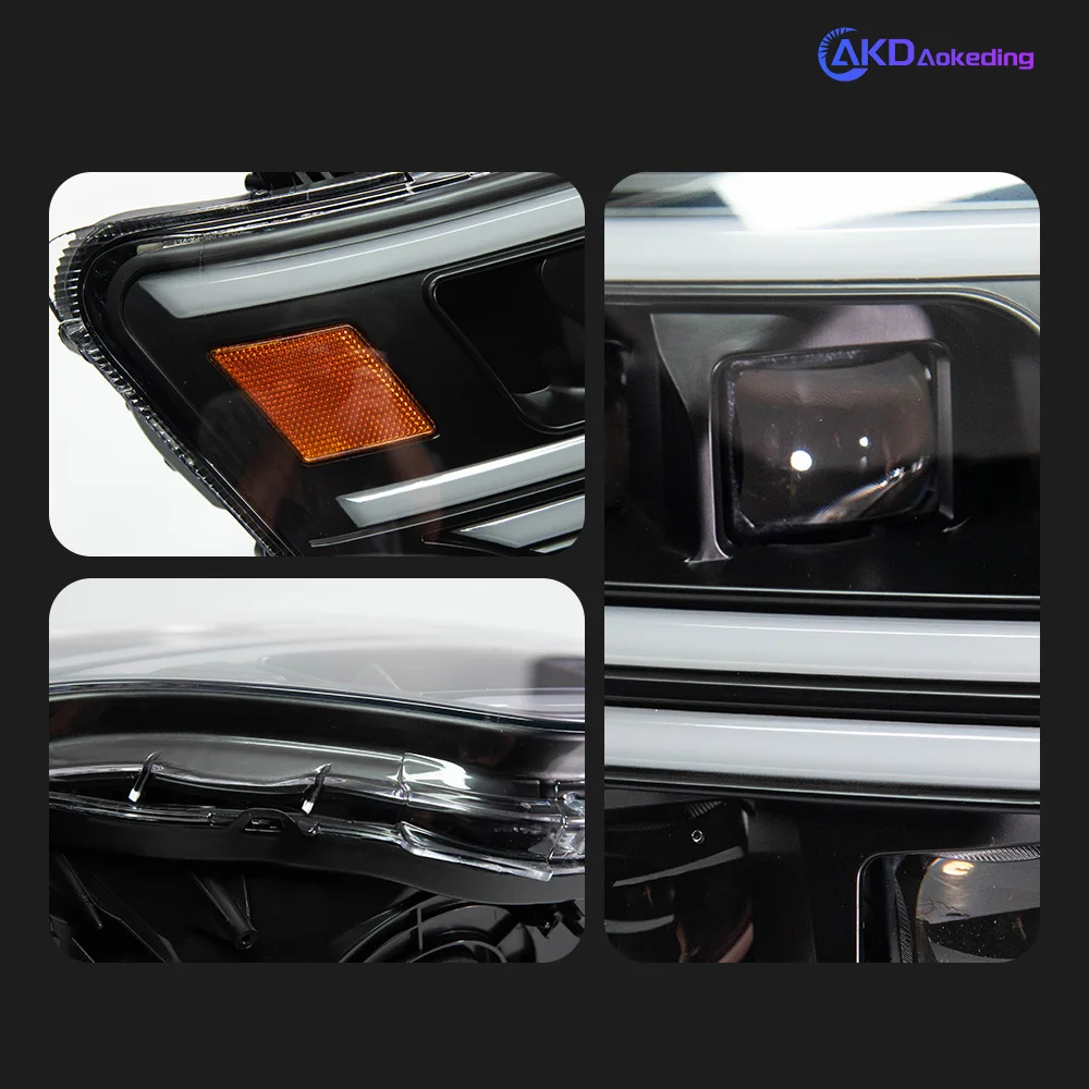 Faros LED proyector Mitsubishi Pajero 2006-2018 DRL – V97 V87 V95 V93 - imagen 5