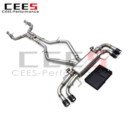 Cees escape catback acero inoxidable Alfa Romeo Giulia Quadrifoglio V6