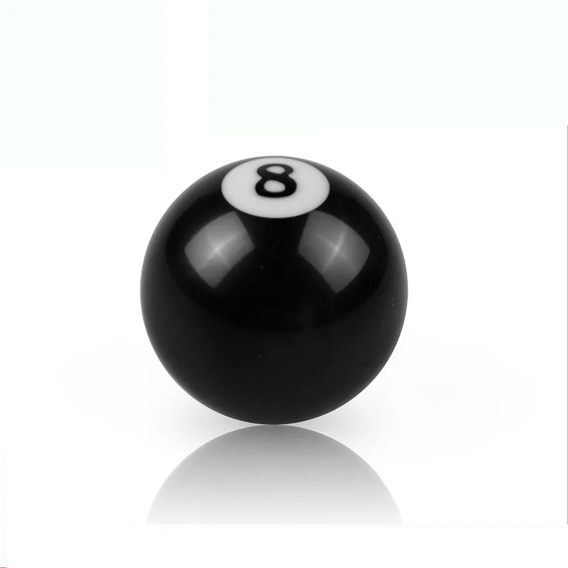 Pomo de cambio universal bola 8 de billar en acrílico negro - imagen 5