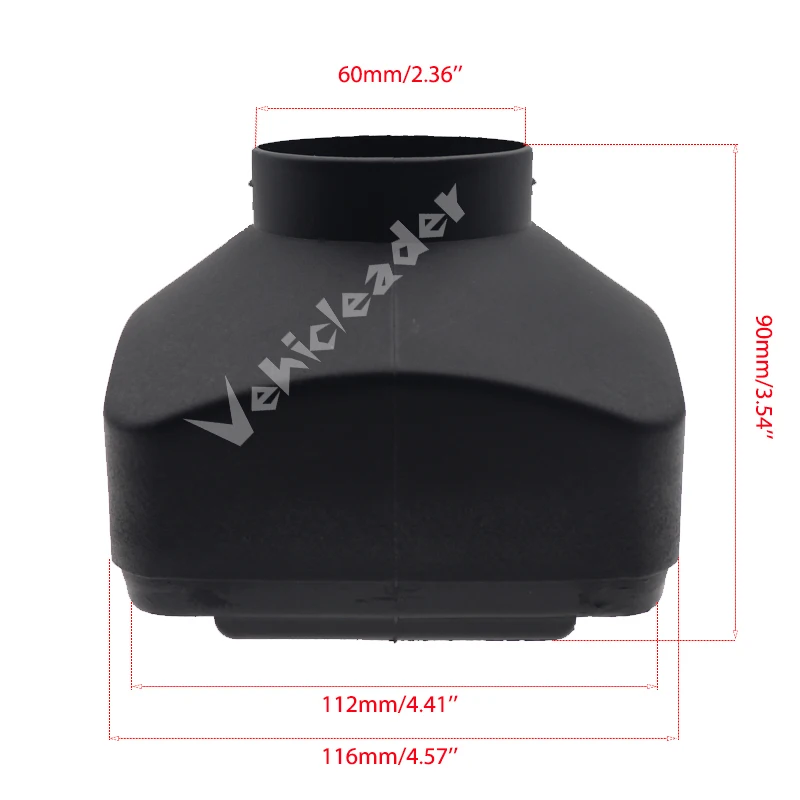 Webasto cubierta de salida de aire para calentador diésel 2 kW 60 mm - imagen 2