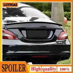 Alerón difusor de labio trasero negro brillante para Mercedes Benz CLS clase W218 CLS350 CLS63 AMG Sport 2012 a 2017 Protector de parachoques