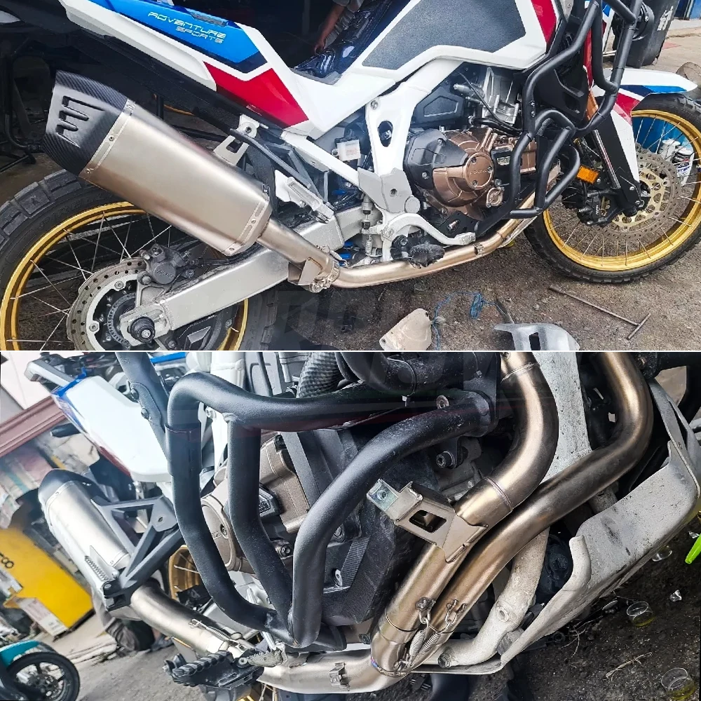 Tubo de enlace frontal escape Honda CRF1100L Africa Twin 2020-2025 - imagen 2