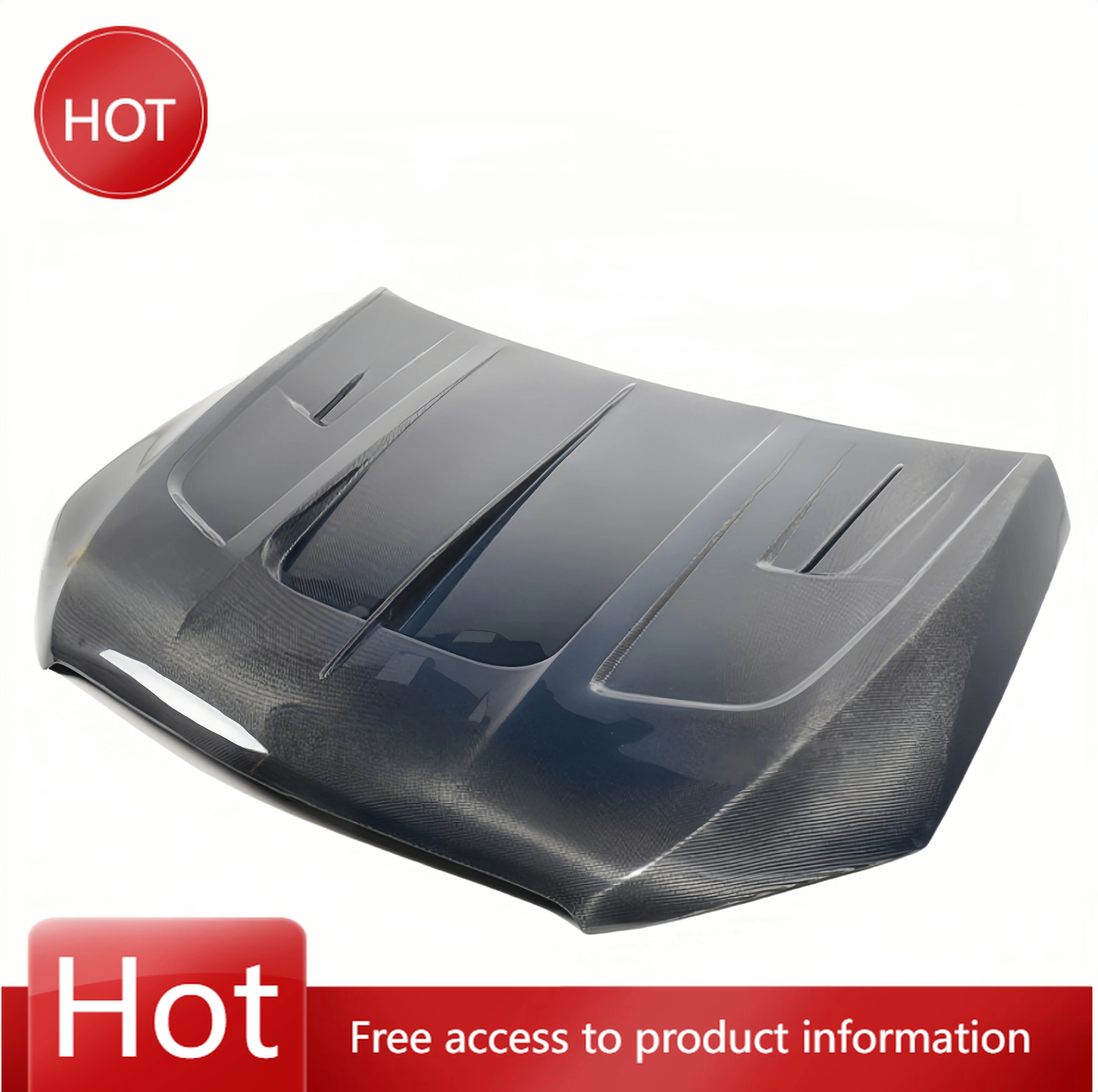 Tapa motor fibra carbono LD Mercedes GLE 20-22