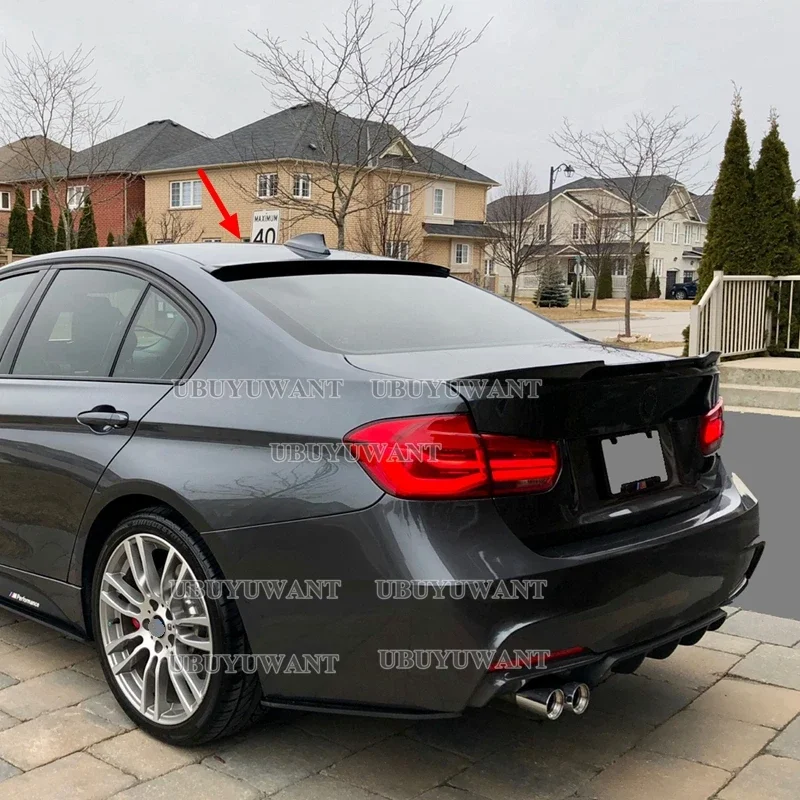 Alerón techo trasero fibra de carbono BMW Serie 3 F30 M3 F80 negro - imagen 2