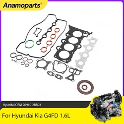 Kit juntas de culata motor G4FD – Hyundai Accent/Tucson/Kia Soul