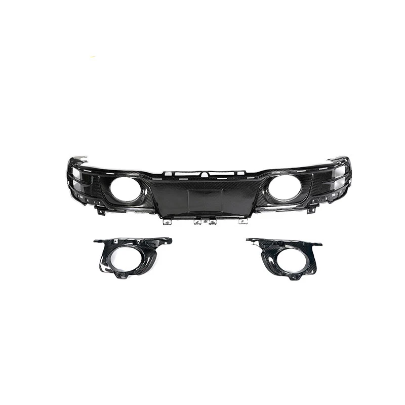 Difusor trasero fibra de carbono Langyu – Labio para Porsche 911 992