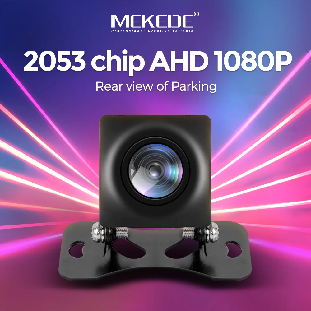 Cámara trasera MEKEDE 1080P AHD IP68 con visión nocturna para coche