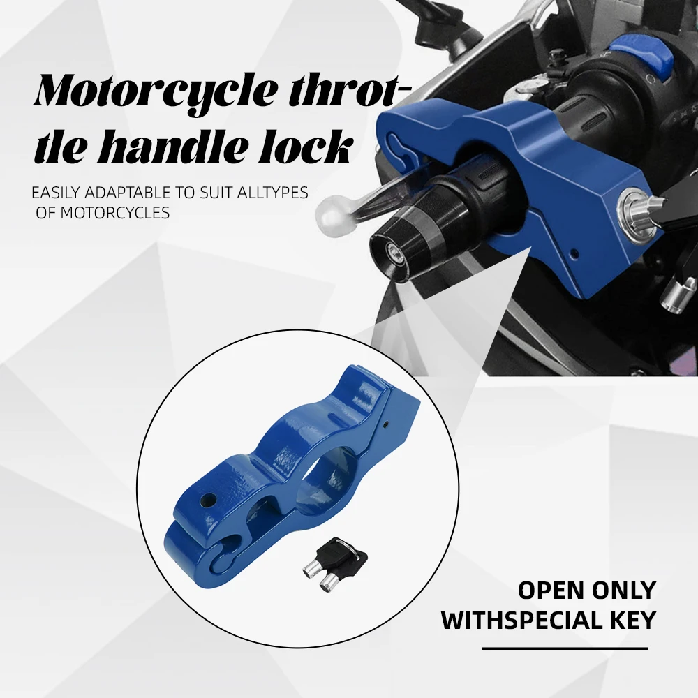 Cerradura antirrobo aluminio para manillar de freno moto bici ATV - imagen 3
